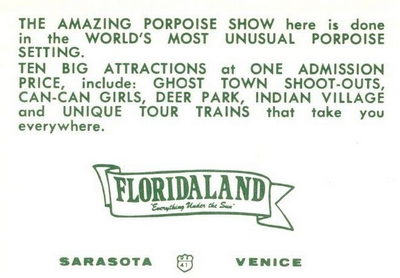 Floridaland - Postcard Back